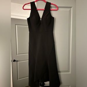 Bariano Australia black midi cocktail dress, size US 2